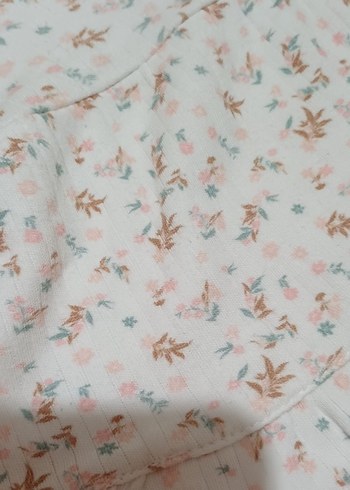 Dantel Detaylı Pembe Kız Bebek Takımı - Görsel 5