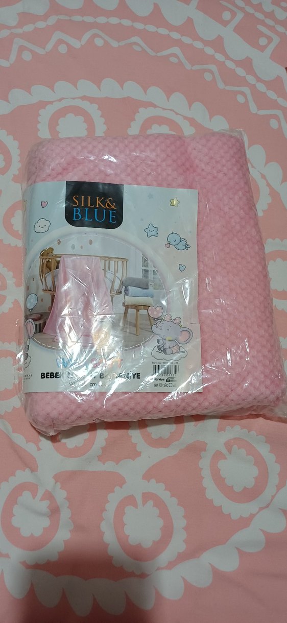 Pembe Bebek Nohut Battaniye 90x110 cm - Görsel 3