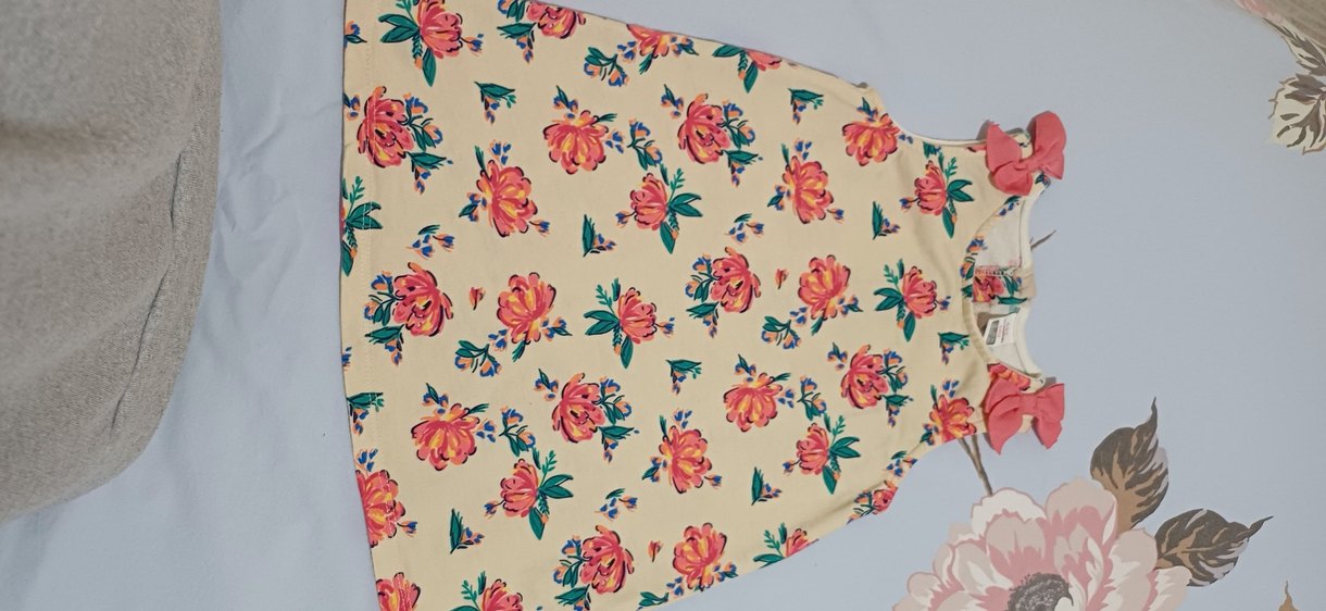 Çiçek Desenli elbise - Görsel 2