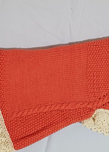 Kız Çocuk Kırmızı Nakışlı Düğmeli Hırka - Görsel 6