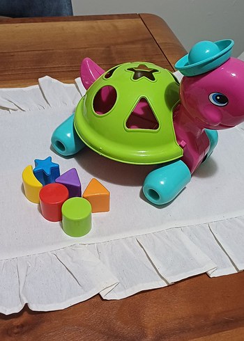 Renkli Kaplumbağa Şekil Eşleştirme Oyuncağı - Görsel 2