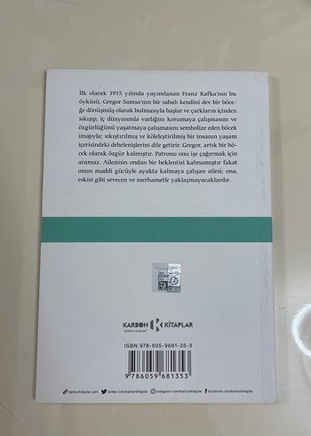 Dönüşüm - Franz Kafka