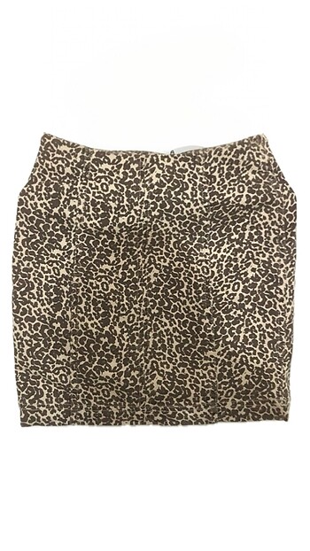 Leopar mini etek