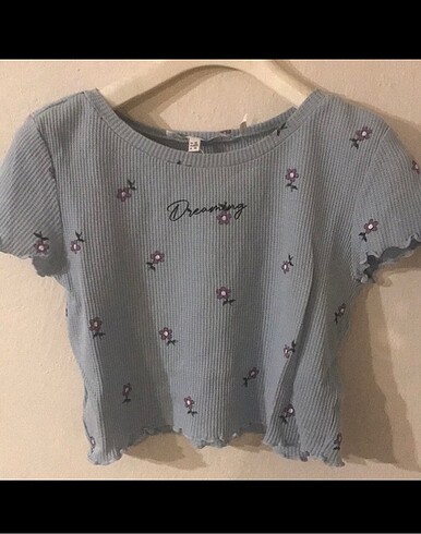 Koton Koton crop tişört hiç giyilmedi - etiketsiz