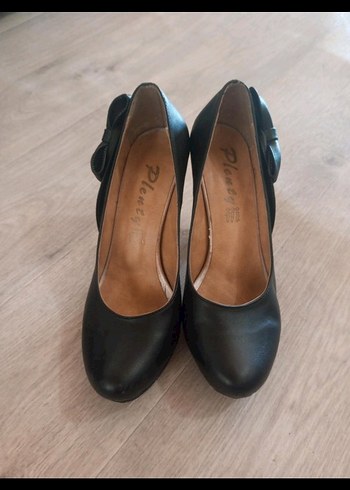 37 Beden siyah Renk Klasik Siyah Tokalı Stiletto Topuklu Kadın Ayakkabı