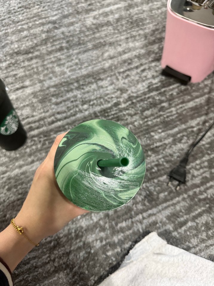 Starbucks Yeşil Cam Bardak — görsel 3/5