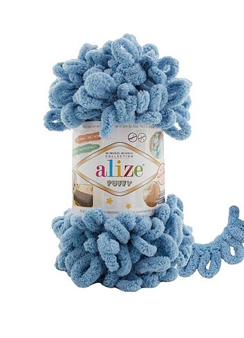 Alize Puffy bebek battaniye ipi elle örülebilir 