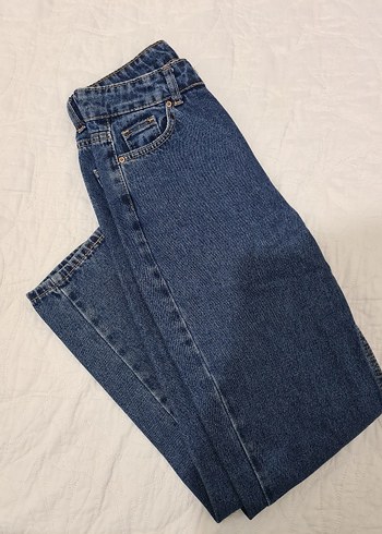 Lacivert Mom jean