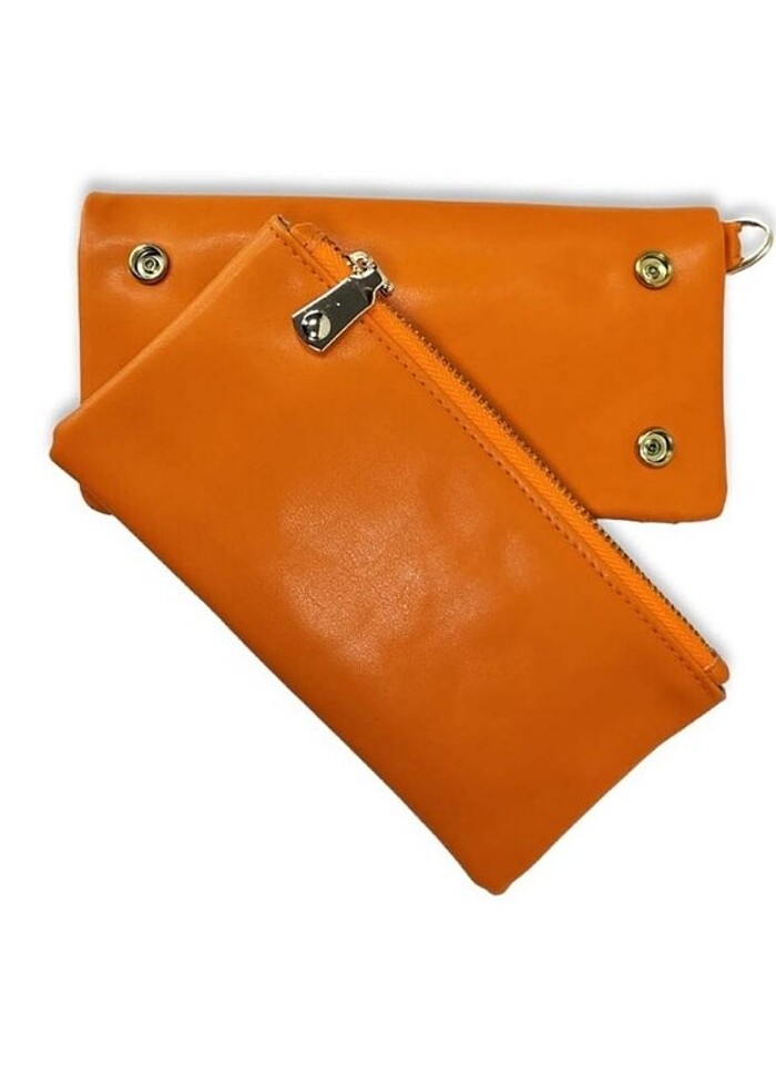 Turuncu Fonksiyonlu Cüzdan - Görsel 5