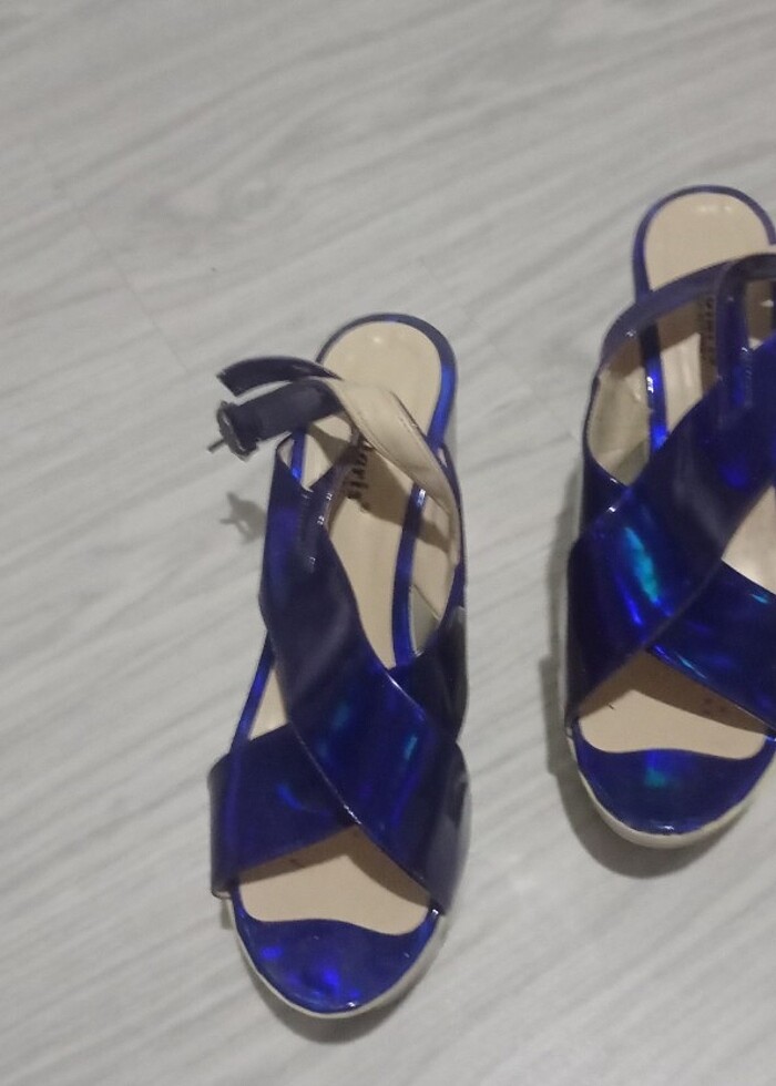 Dolgu topuk Polaris ayakkabı  - Görsel 3