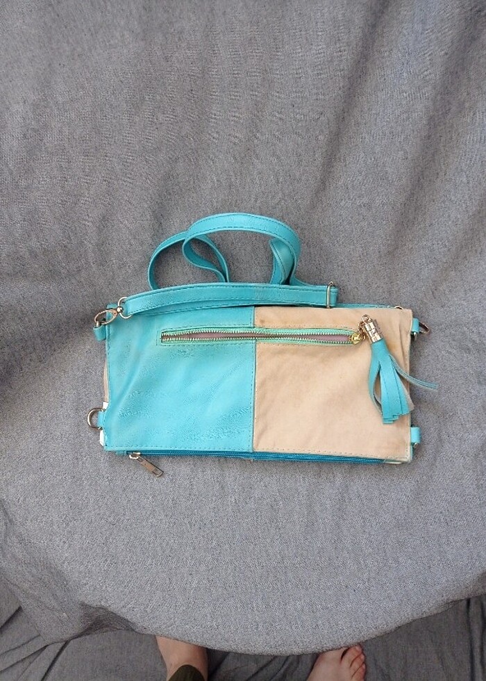 Çift renk çanta - Görsel 3