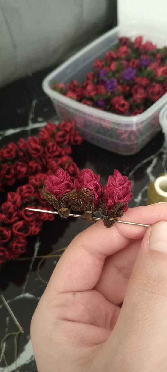 kurdele gül oyası - Görsel 2