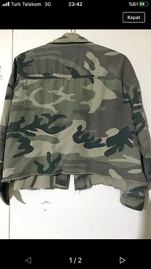 H&M Kamuflaj ceket