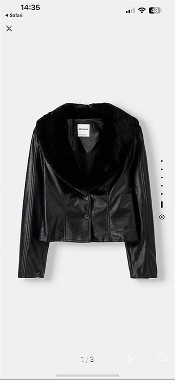 bershka deri ceket