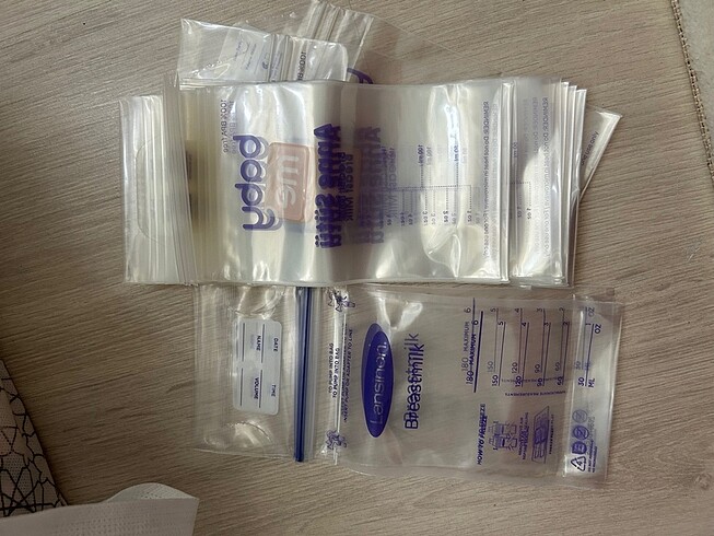 56 adet Süt saklama poşeti - Görsel 5