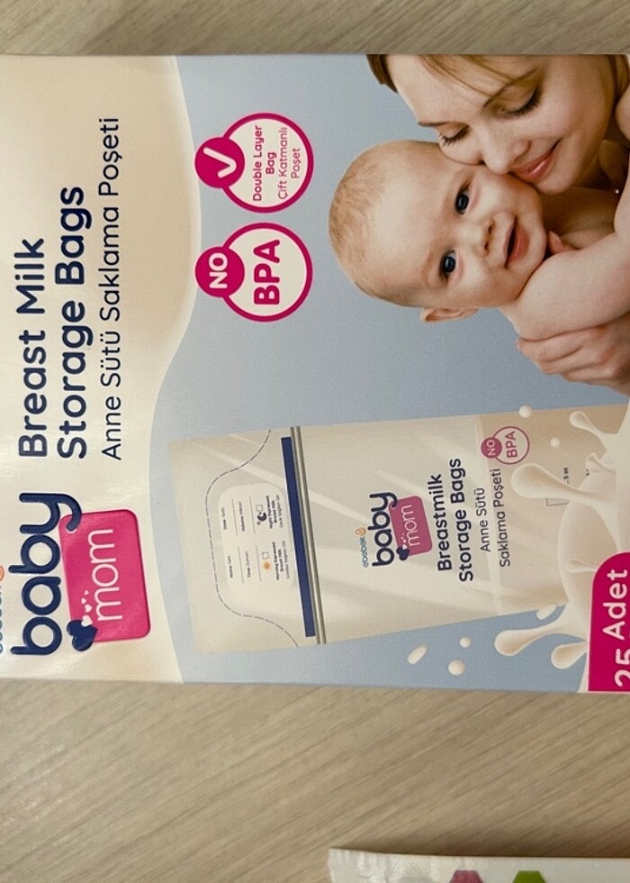 56 adet Süt saklama poşeti - Görsel 3