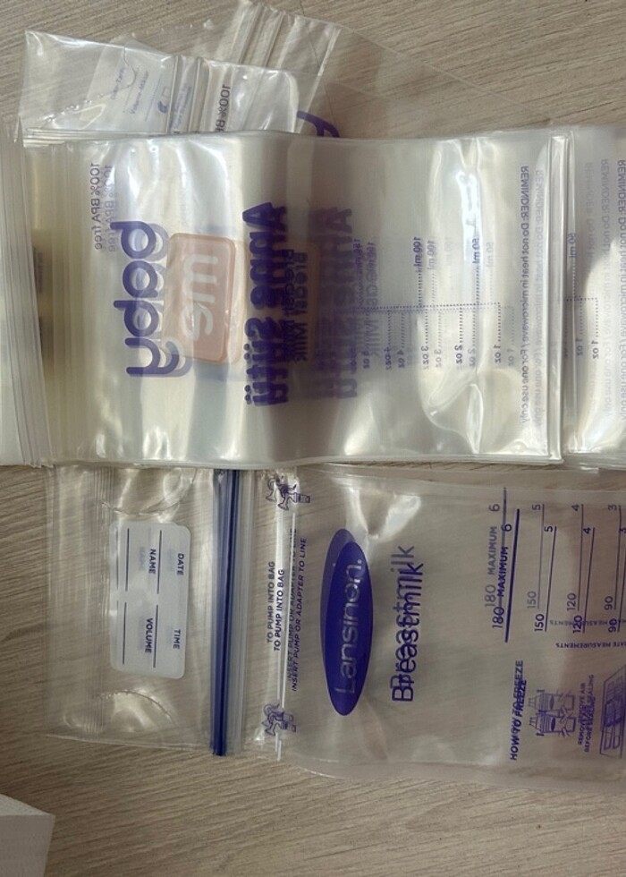 56 adet Süt saklama poşeti - Görsel 5