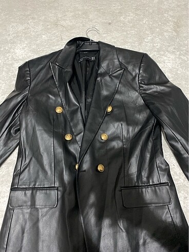Dilvin deri blazer ceket