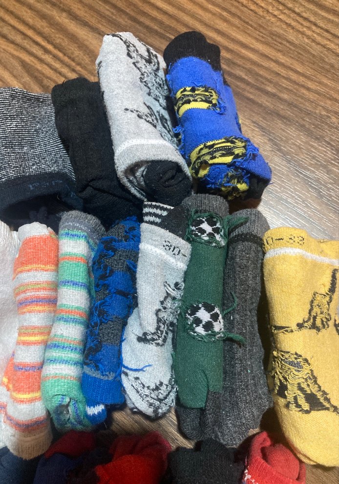 Çocuklar için Çok Renkli Desenli Çorap Seti - Görsel 4