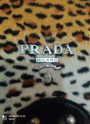 Orjinal Prada Milano leopar canta