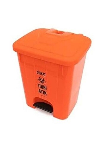 Pedallı tıbbi atık kovası 40 litre