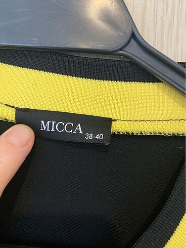 38 Beden siyah Renk Micca - Kap