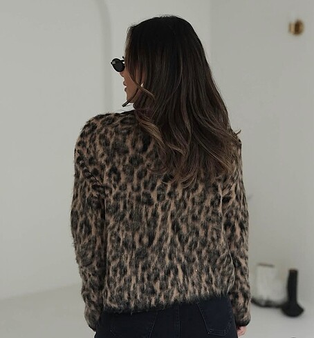 Massimo Dutti Leopar Hırka