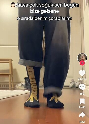 tavuk ayaklı çorap  - Görsel 2