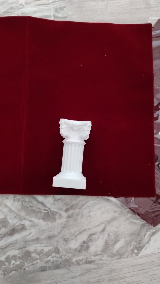 Beyaz Antik Sütun Figürü Tablo müze için - Görsel 4