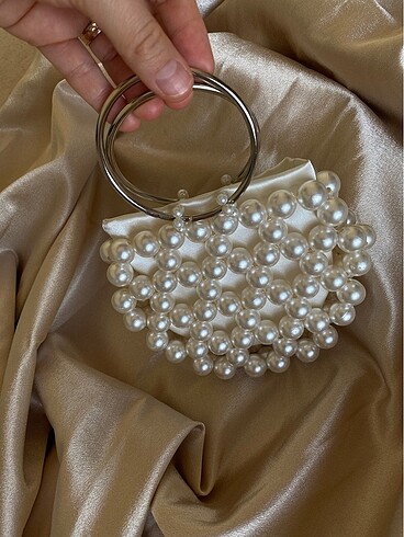 Tasarım incili çanta - Görsel 3