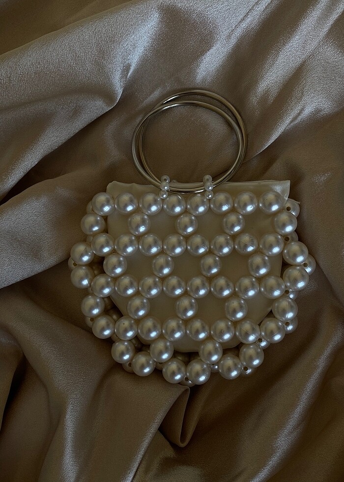 Tasarım incili çanta - Görsel 2