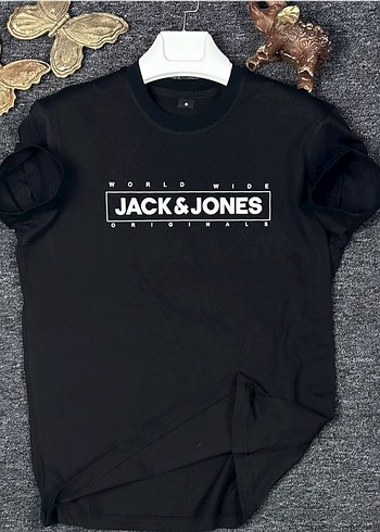 Jack & Jones Beyaz Baskılı Erkek Tişört - Görsel 5