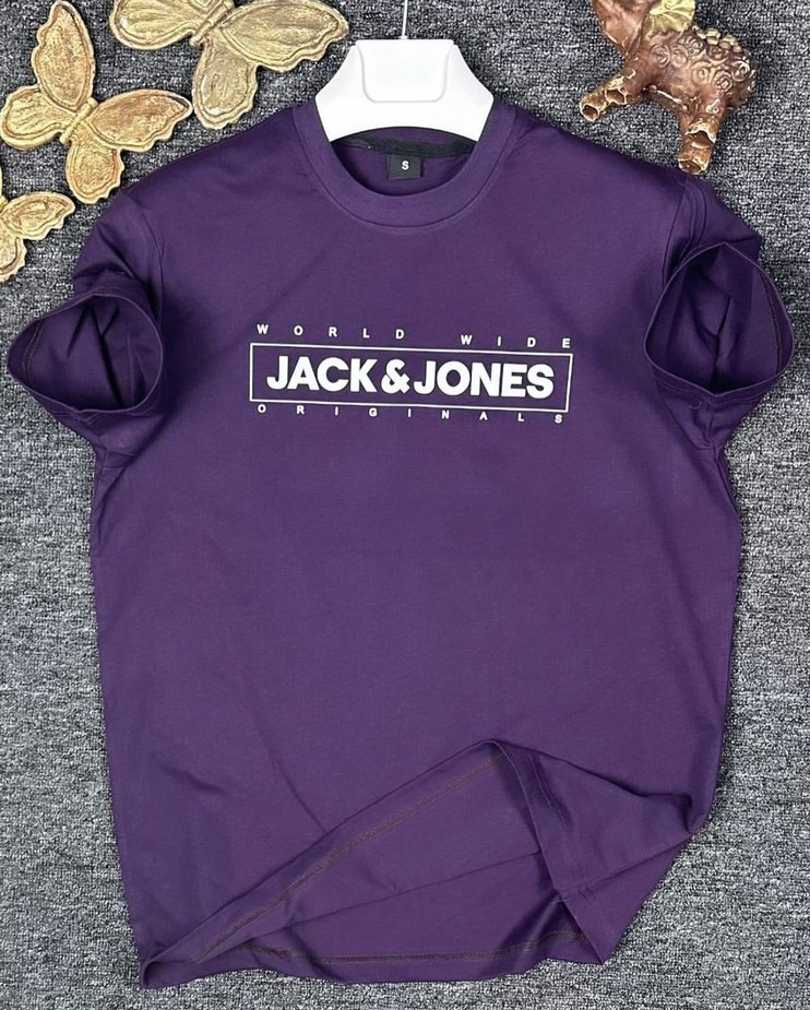 Jack & Jones Beyaz Baskılı Erkek Tişört - Görsel 3