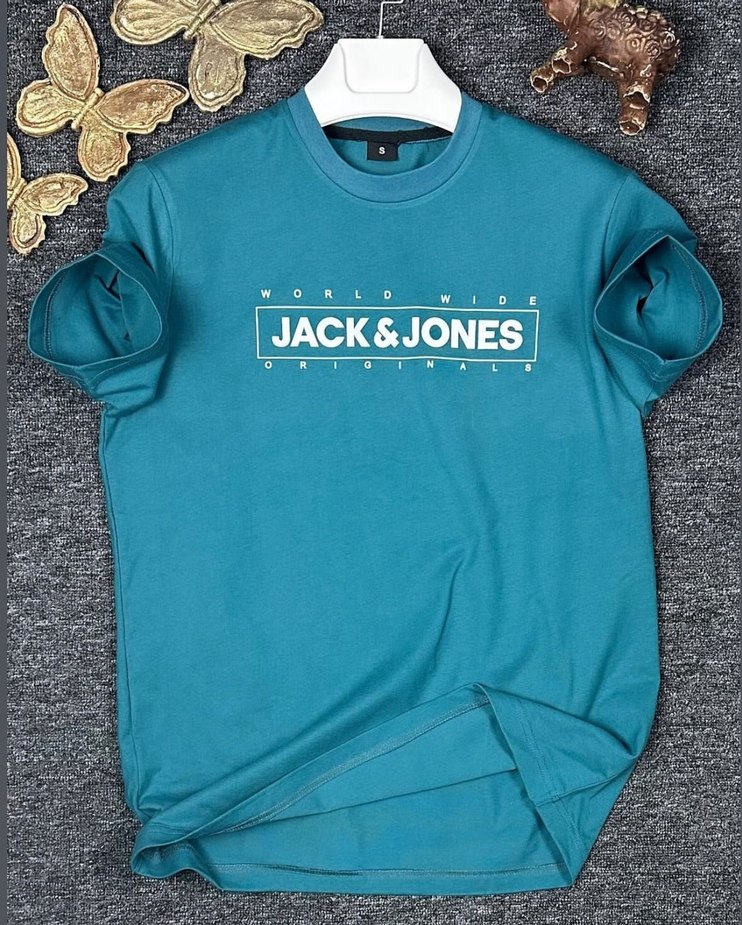 Jack & Jones Beyaz Baskılı Erkek Tişört - Görsel 4