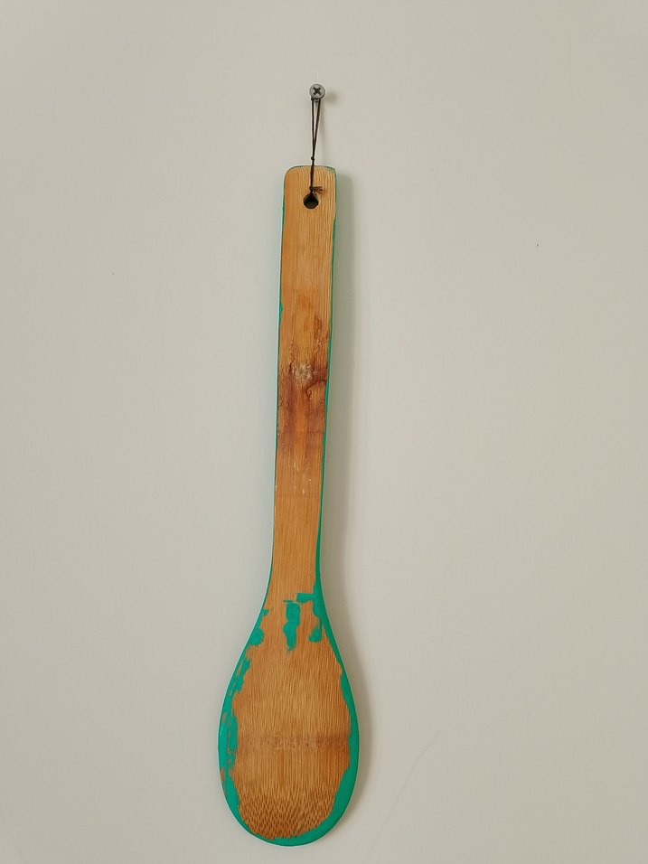 Renkli Turkuaz Kaşık Duvar süsü - Görsel 4
