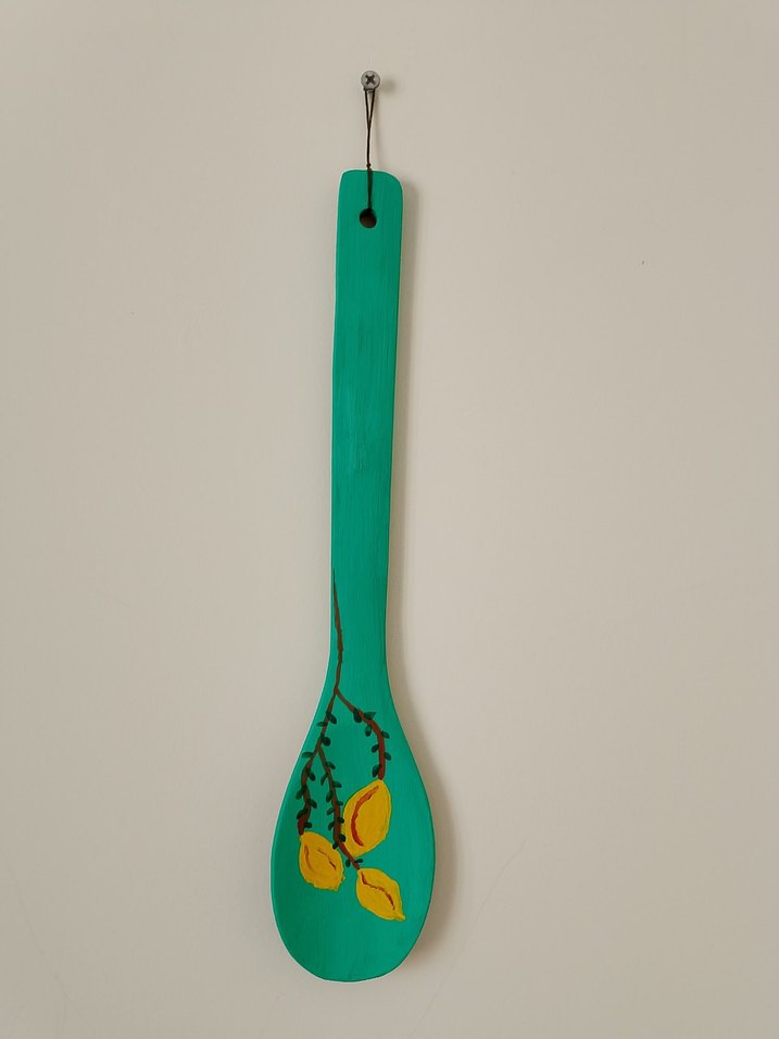 Renkli Turkuaz Kaşık Duvar süsü - Görsel 3