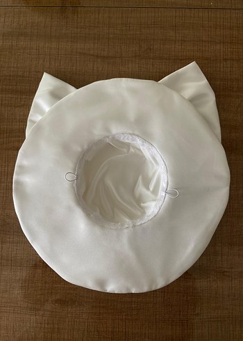 Kadın Beyaz  Fiyonk Detaylı NİKAH ŞAPKASI /GELİN ŞAPKASI - Görsel 4