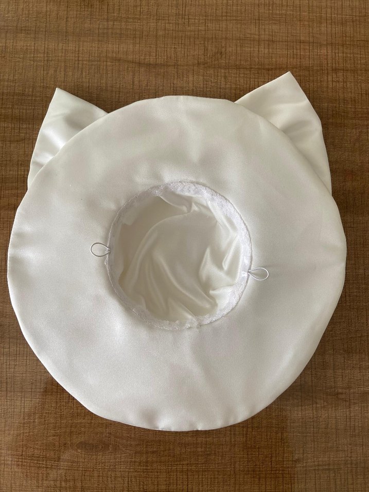 Kadın Beyaz  Fiyonk Detaylı NİKAH ŞAPKASI /GELİN ŞAPKASI - Görsel 3