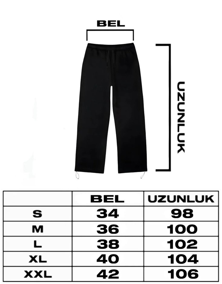 Basic Kışlık Stoper Paça Eşofman Altı - Görsel 3