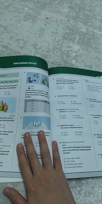  Beden Renk 4.SINIF İNGİLİZCE KONU__TEST KİTABI
