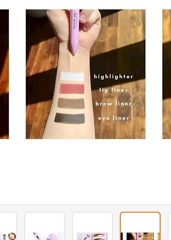 4'ü 1 Arada Makyaj Kalemi Pembe - Görsel 5