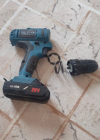 20V Mavi Kablosuz Matkap - Görsel 2