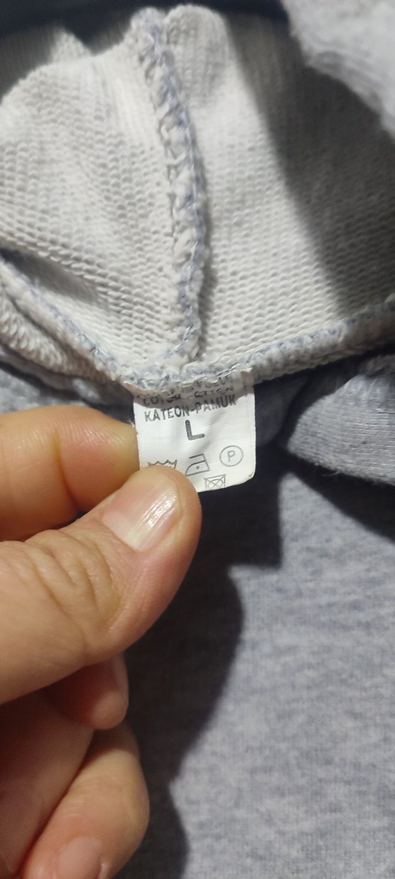 Kapüşonlu Gri Renkli Kız Sweatshirt ve Pembe Eşofman - Görsel 3