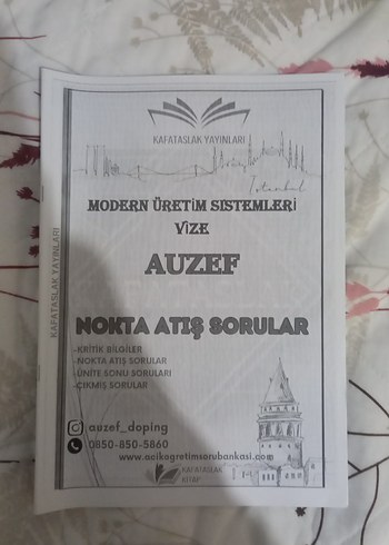 AUZEF Vize Soru Bankası Seti - Notlar ve Sorular - Görsel 4