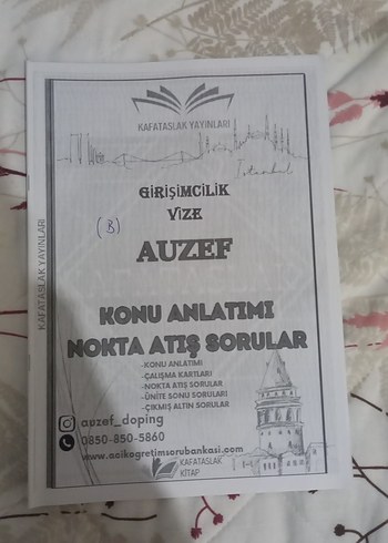 AUZEF Vize Soru Bankası Seti - Notlar ve Sorular - Görsel 6
