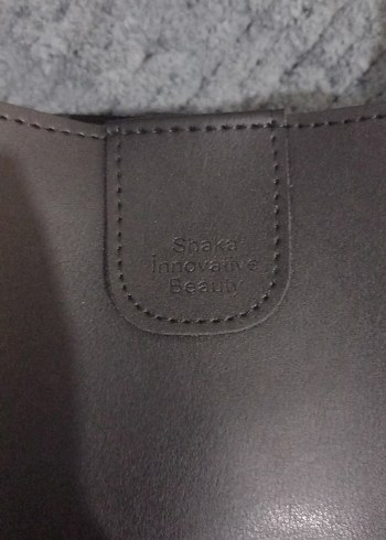 Siyah Minimalist Deri Kadın Çanta - Görsel 4