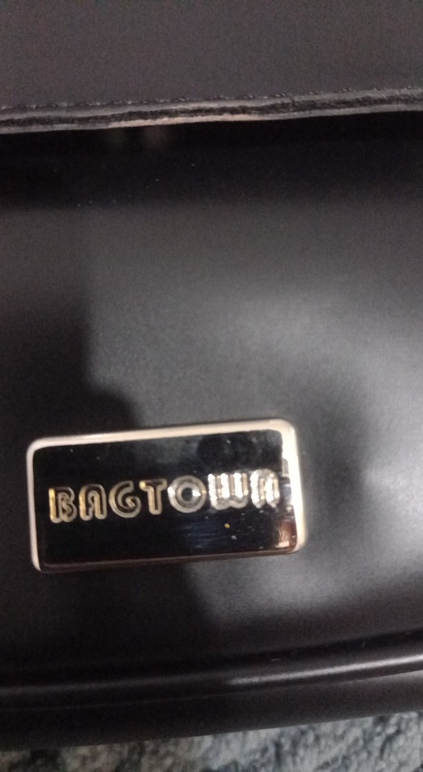 Siyah Deri Tokalı Kadın Omuz Çantası - Görsel 2