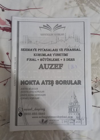 AUZEF Konu Anlatımı ve Nokta Atışı Sorular Kitapları - Görsel 2