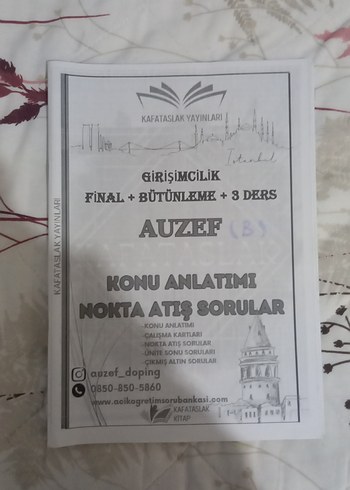 AUZEF Konu Anlatımı ve Nokta Atışı Sorular Kitapları - Görsel 3