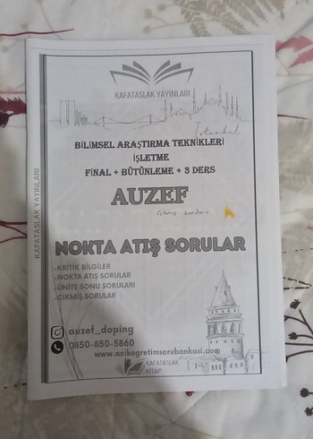 AUZEF Konu Anlatımı ve Nokta Atışı Sorular Kitapları - Görsel 6